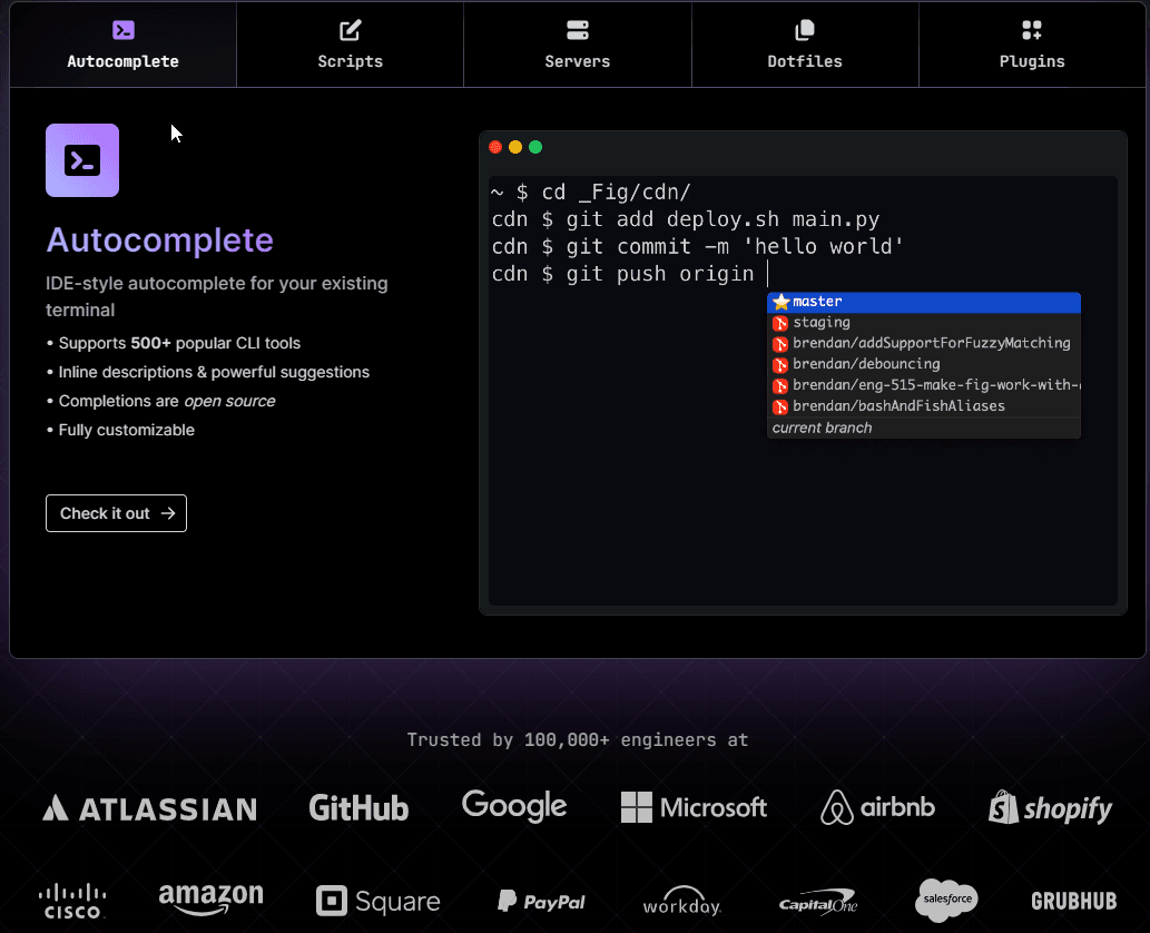 Fig.io: The Future of Terminals is Here – Mac Exclusive for Now, but Linux and Windows Support on the Horizon!